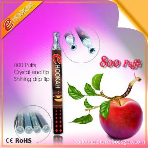 2013 new product disposable ecigarette with 800 puffs e hookah pen